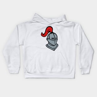 Knight Helmet Logo Kids Hoodie